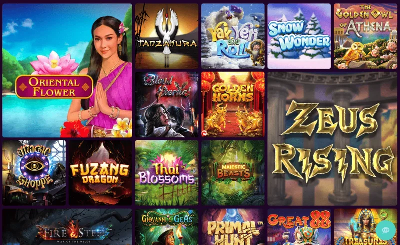 Avantgarde Casino Game Selection